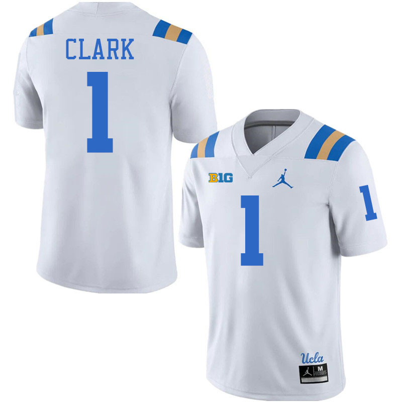 Kanye Clark UCLA Jersey,UCLA Bruins #1 Kanye Clark Jersey Youth College Football Uniforms-White Kanye Clark UCLA Jersey,UCLA Bruins #1 Kanye Clark Jersey Youth College Football Uniforms-White